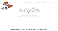 Desktop Screenshot of letsgotoaustralia.de